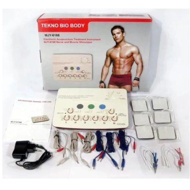 ELECTROESTIMULADOR TENS ACUPUNTURA TEKNO BIO BODY 6 CANALES