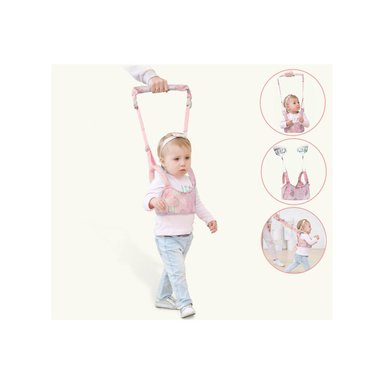 ARNÉS CAMINADOR 2 EN 1 PRIMEROS PASOS ROSADO