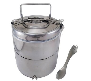 TACHO 2500 ML PORTAVIANDA ACERO INOXIDABLE