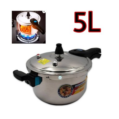 OLLA A PRESIÓN UNIVERSAL 5 LT 5 LITROS ROMANIA ACERO INOXI