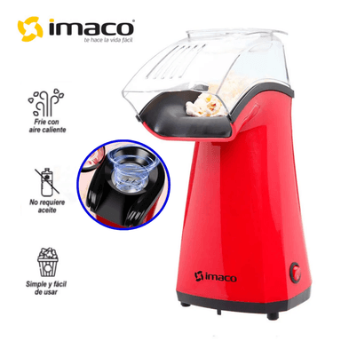 MÁQUINA POPCORN IMACO PO120R HACER MAKER 1200W