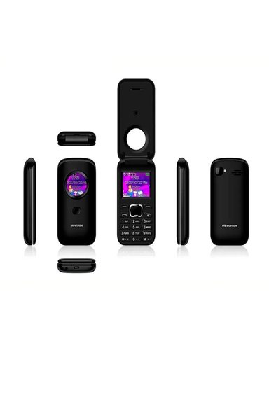 CELULAR MOVISUN APLO K32 BÁSICO 3G DUAL SIM RADIO FM NEGRO