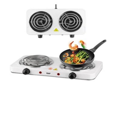 COCINA ELECTRICA ESTUFA DE 2 HORNILLAS 2000WATTS 220V PORTATIL