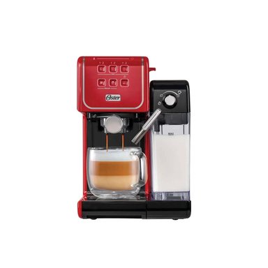 CAFETERA AUTOMÁTICA OSTER BVSTEM6801R CÁPSULAS DE CAFÉ PRIMALATTE 19 BARES