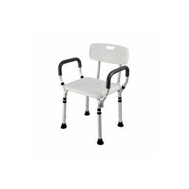 SILLA DE DUCHA FIRST CARE CON APOYA BRAZOS PARA BAÑO - 2