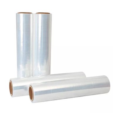 PLÁSTICO FILM UNIVERSAL STRECH FILM ROLLO 20' TRANSPARENTE PARA EMBALAJE - 4 UNIDADES