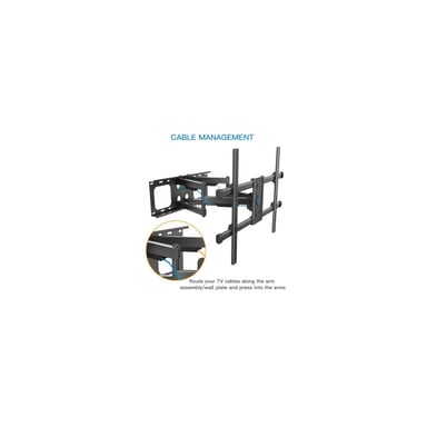 Rack TV – Soporte Móvil Giratorio para TV de 65" a 90" - 3