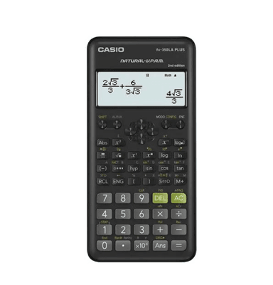 Calculadora Científica Casio FX-350LA Plus 2da Edición - Negro - 1