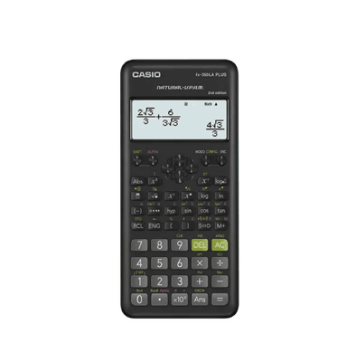 Calculadora Científica Casio FX-350LA Plus 2da Edición - Negro - 2