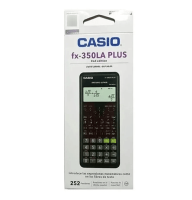 Calculadora Científica Casio FX-350LA Plus 2da Edición - Negro - 4