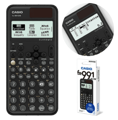 CALCULADORA CIENTÍFICA CASIO PROFESIONAL FX-570LA CW NEGRO - 1