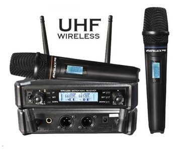 MICRÓFONO PROFESIONAL BATBLACK INALÁMBRICO BT-M40 PRO NEGRO