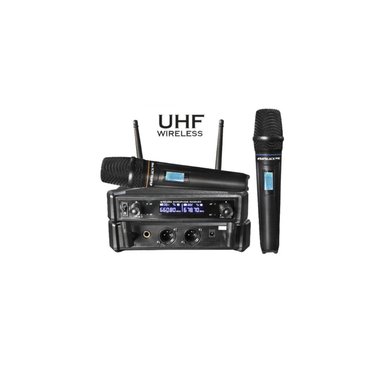 MICRÓFONO PROFESIONAL BATBLACK INALÁMBRICO 50M BT-M43 PRO NEGRO