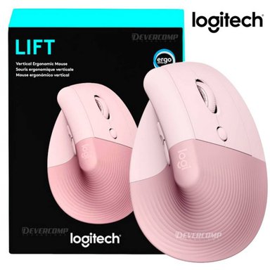 CELULAR MOUSE LOGITECH LIFT VERTICAL WIRELESS BLUETOOTH ROSADO