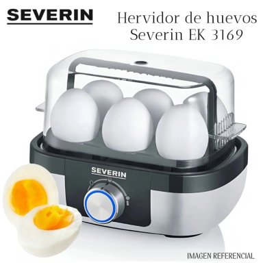 HERVIDOR DE HUEVOS SEVERIN EK 3169 6 UNIDADES