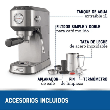 CAFETERA OSTER BVSTEM7200 COMPACTA ESPRESSO - 4