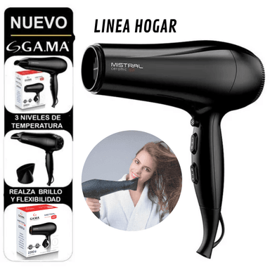 SECADORA CABELLO GAMA 2200W MISTRAL TOURMALINE ION BECHD0000002464