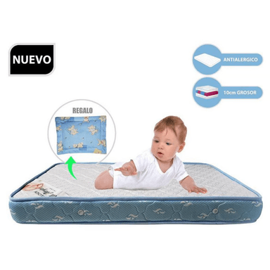 COLCHÓN INFANTI BEBE CUNAS PACK AND PLAY 3' CELESTE