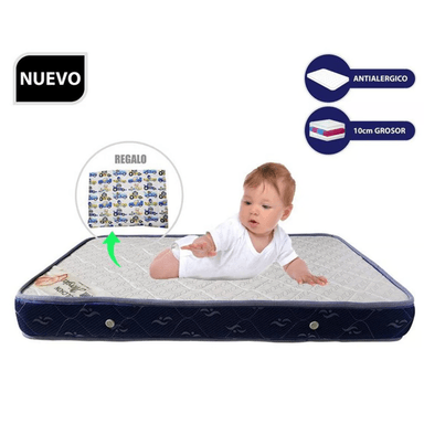 COLCHÓN INFANTI BEBE CUNAS PACK AND PLAY 3' AZUL