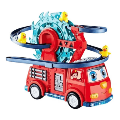 JUEGO DIDÁCTICO ROJO CARRO BOMBERO 5 EN 1