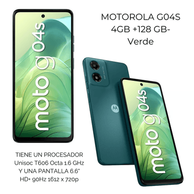 CELULAR MOTOROLA MOTO G04S 128GB 4GB VERDE - 2
