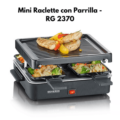 MINI RACLETTE SEVERIN CON PARRILLA RG 2370