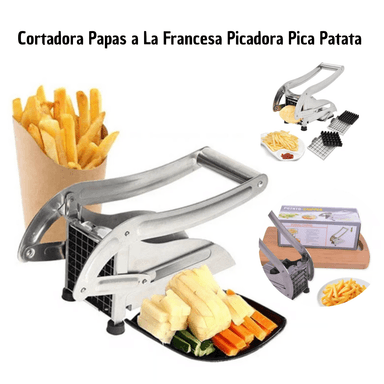 CORTADORA ACERO PAPAS A LA FRANCESA PICADORA PICA PATATA VERDURAS