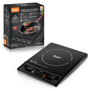 COCINA PIE A INDUCCIÓN ELÉCTRICA RAF 1 HORNILLA UNA HORNILLA CON PLATO CERÁMICA 2000W