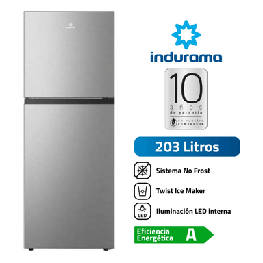 REFRIGERADORA INDURAMA TOP FREEZER 203L RI-359I CROMA - 2