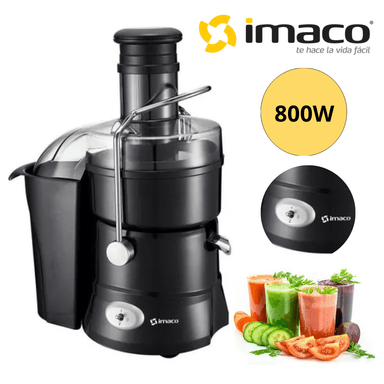 EXTRACTOR IMACO JE8075 800W JUGOS NEGRO