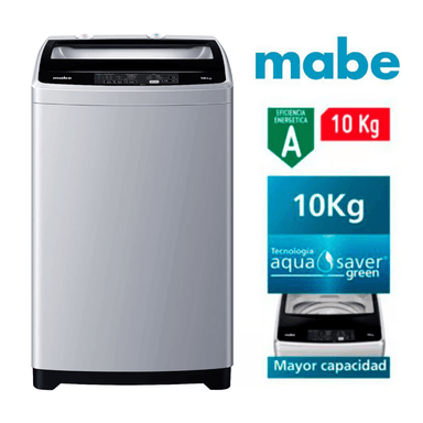 LAVADORA MABE 10 KG SUPERIOR AQUA SAVER GREEN CARGA LMAP1015WGBB0 10 KG LMAP1015WGBB0