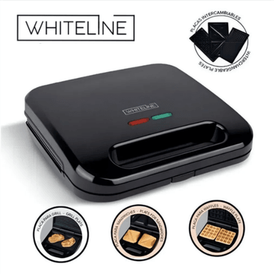 SANDWICHERA WHITELINE PLACAS INTERCAMBIABLES 3 EN 1