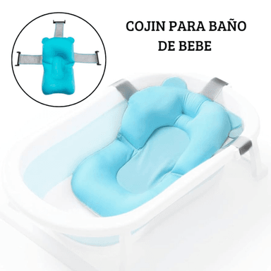 ALMOHADILLA COJÍN TINA BAÑO CELESTE