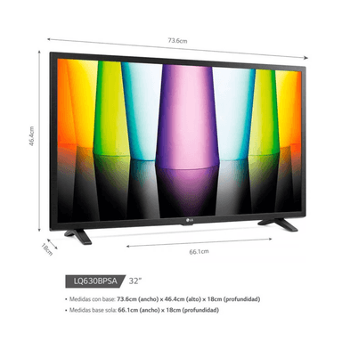 TELEVISOR SMART TV LG FULL HD 32" 32LQ600BPSA.32''.LG LED HD 2024 32LQ600BPSA - 4