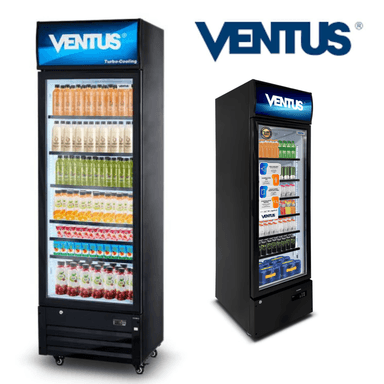 VISICOOLER VENTUS 320LT LG-320TC ESTÁTICO EXHIBIDOR VERTICAL 1 PUERTA TURBO