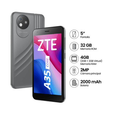ZTE BLADE A35 CORE 4GB RAM + 32GB ROM - GRIS