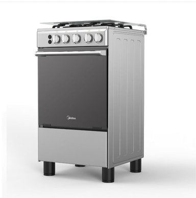 COCINA A GAS MIDEA 4 QUEMADORES MGS20F0LJAGG - SILVER