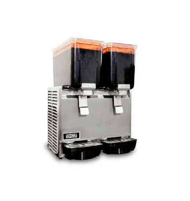 DISPENSADOR DE JUGOS ILUMI 2 TOLVAS DE 32 LITROS