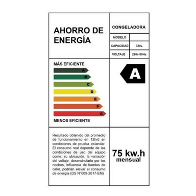 CONGELADOR ILUMI 340L CON TINA DE ACERO INOXIDABLE TFI-3400WH – BLANCO - 2