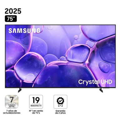 TELEVISOR SAMSUNG 75 SMART CRYSTAL UHD 4K 75U8000FG 2025 - 1