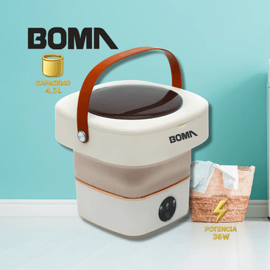 Mini Lavadora Plegable Portátil BOMA BM-188 4.5L - Color al Azar