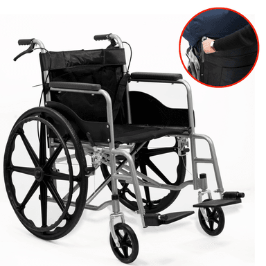 SILLA DE RUEDAS PLEGABLE  ESTANDAR