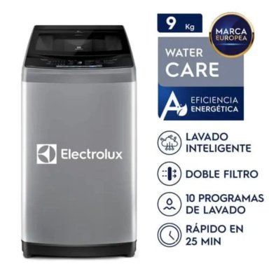 LAVADORA ELECTROLUX EWIW09F2USVG PREMIUM 9KG - GRIS