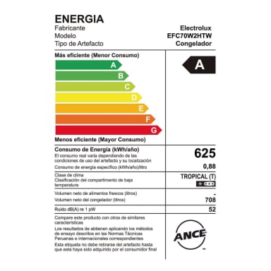 CONGELADORA ILUMI TFI-4402WH 2 TAPAS 440 L – BLANCO - 3