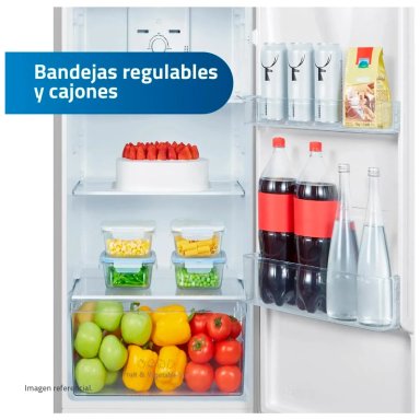 REFRIGERADORA INDURAMA 245L NO FROST RI-389DNI – NEGRA - 4