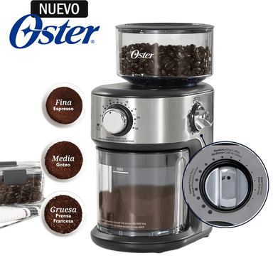 MOLINILLO DE CAFÉ AUTOMÁTICO OSTER® BVSTBMH24 CON 18 NIVELES DE MOLIENDA - 1
