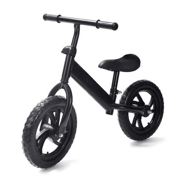 BICICLETA DE EQUILIBRIO ARO 12 PVC - COLOR NEGRO