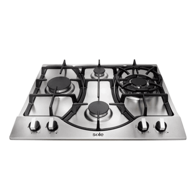 COCINA ENCIMERA SOLE 4 QUEMADORES SOLCO037V2 - SILVER