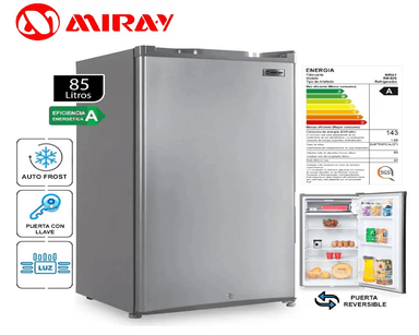 FRIGOBAR - REFRIGERADORA MIRAY RM-92S 85L – SILVER