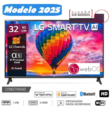 TELEVISOR LG 32LR600B LED 32” SMART TV PROCESADOR Α5 AI GEN5